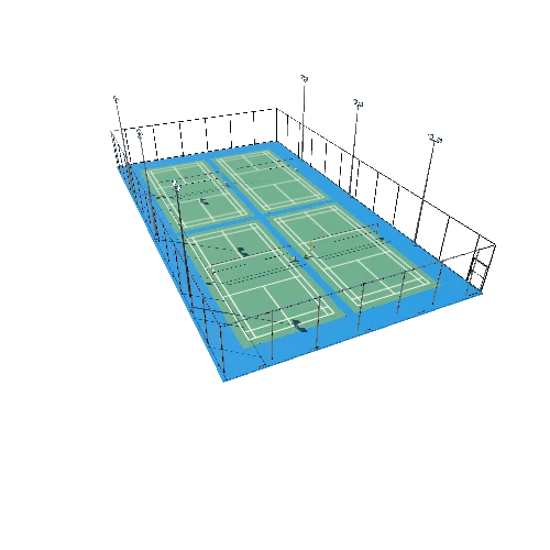 Badminton Court TypeA2 Triangulate